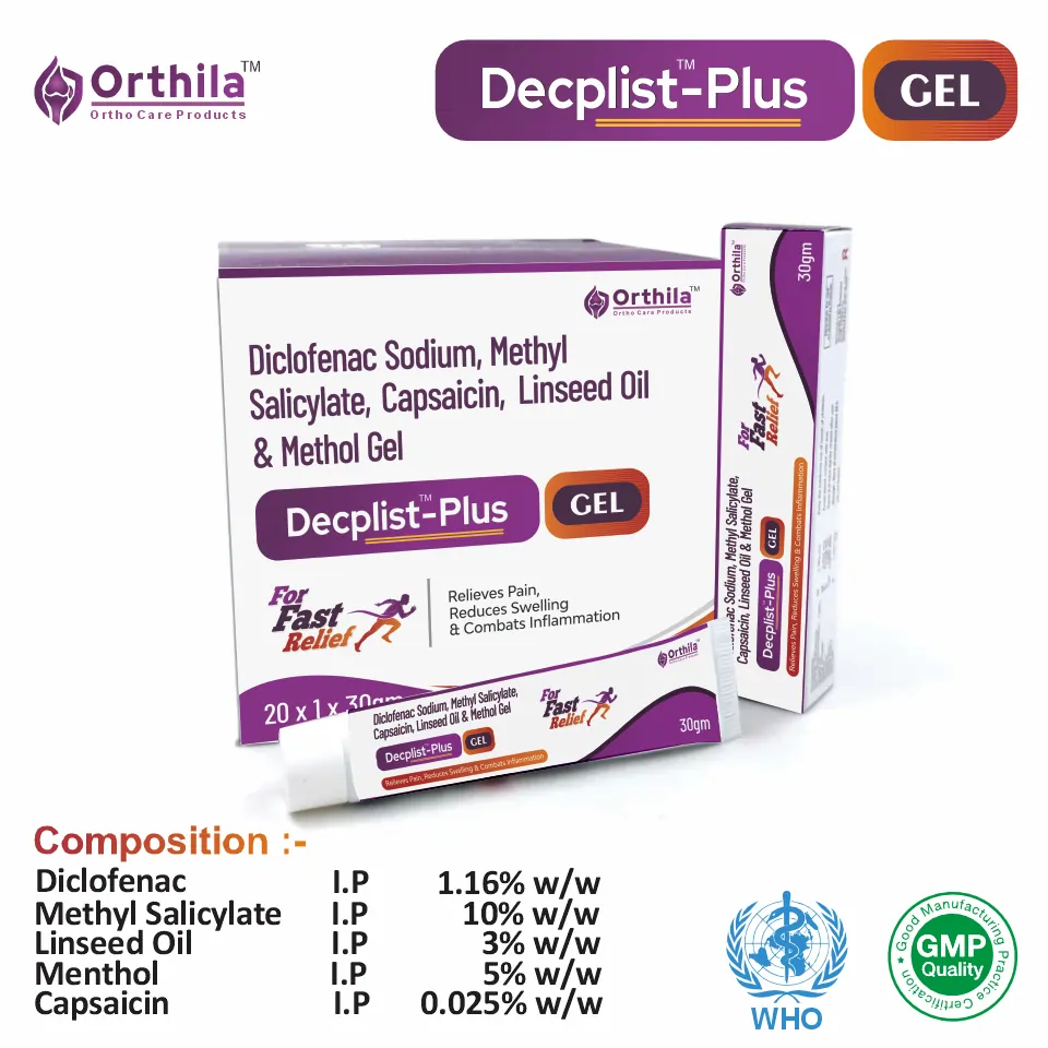 Diclofenac + Methyl Salicylate + Menthol Gel | Best price for PCD Pharma Franchise | Pain relief solution